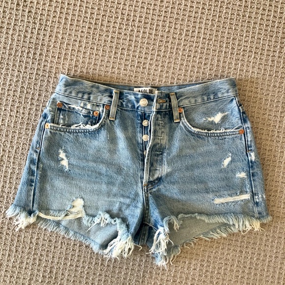 Agolde Parker Shorts in color Swapmeet - Picture 3 of 5